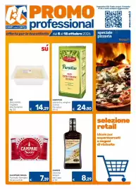 Volantino C+C Cash and Carry Pagina 1: Campari Soda €7,39, Sù Mozzarella Tagliata alla Julienne €14,29
