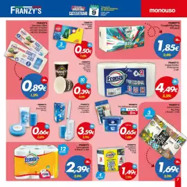 Volantino Franzy's Pagina 6: Franzy's carta igienica big bomb €1,49, Franzy's Deumidificatore Oceano €0,65