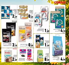 Volantino Conad Pagina 3: Gourmet Gold Purina €0,65, Felix Party mix €1,49