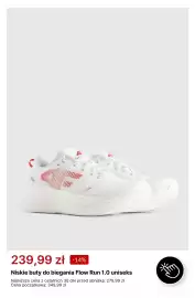 4F gazetka tydzień 41 Strona 3: Niskie buty do biegania Flow Run 1,0 uniseks 4F €239,99