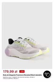 4F gazetka tydzień 41 Strona 8: Buty do biegania Freemove Elevated Mesh damskie 4F €179,99