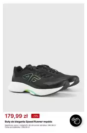 4F gazetka tydzień 41 Strona 9: Buty do biegania Speed Runner męskie 4F €179,99