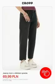 Cropp gazetka tydzień 41 Strona 13: Jeansy mom z efektem sprania Cropp €69,99
