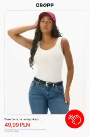 Cropp gazetka tydzień 41 Strona 8: Białe body na ramiączkach Cropp €49,99