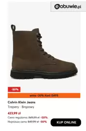 Eobuwie gazetka tydzień 41 Strona 10: Trapery brązowe Calvin Klein Jeans €423,99