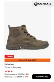 Eobuwie gazetka tydzień 41 Strona 3: Trapery brązowe Palladium €341,99