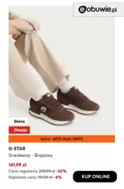 Eobuwie gazetka tydzień 41 Strona 4: Sneakersy brązowe G-Star €141,99