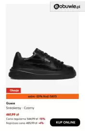 Eobuwie gazetka tydzień 41 Strona 7: Sneakersy czarne Guess €461,99