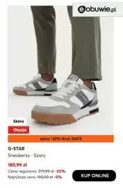 Eobuwie gazetka tydzień 41 Strona 8: Sneakersy G-Star €180,99