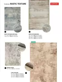 Komfort gazetka Strona 39: KOMFORT RUSTIC TEXTURE BEIGE €699,00, RUSTIC TEXTURE IVORY BLUE €749,00