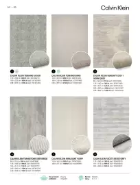 Komfort gazetka Strona 64: Calvin Klein Irradiant Ivory €899,00, Calin Klein Facets Beige Grey €399,00