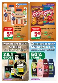Dino gazetka tydzień 41 Strona 5: Chipsy Crunchips €5,49, Parówki z fileta z kurczaka Tarczyński €5,49