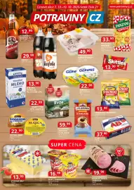 Potraviny CZ leták Strana 1: Lipánek maxi tvarořový €16,90, Gervais vybrané druhy €22,90