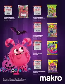 Catálogo Makro Página 3: Big Bom chupeta €22.130,00, American candy frutas rellenas €8.930,00