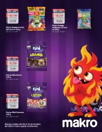 Catálogo Makro Página 7: Piñata Trululu Surtida €42.740,00, Fini gelatinas caveira recheada €5.700,00
