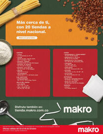Catálogo Makro Página 8: Más cerca de ti, con 20 tiendas a nivel nacional. Makro es para todos CENTRO • TUNJA Av