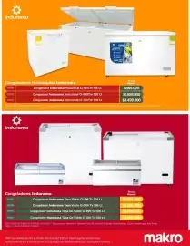 Catálogo Makro Página 13: Indurama Congeladores Horizontales €869.000,00, Congeladores Indurama €1.584.900,00