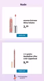 Plein.nl folder week 41 Pagina 20: Essence Extreme Shine Volume €2,29, Maybelline Lifter Liner Lippotlood €9,99
