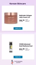 Plein.nl folder week 41 Pagina 26: COSRX Advanced Snail Radiance Dual €22,49, Medicube Collagen Jelly Cream 110 €18,35