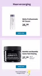 Plein.nl folder week 41 Pagina 37: Wella Professionals SP Classic €25,99, Bumble and Bumble Sumo Tech Styling €27,95