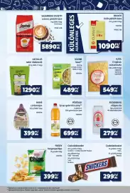 Goods Market akciós újság Oldal 3: Snickers csokoládészelet €299,00, Knorr hús gombóc leves €489,00