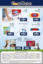 Goods Market akciós újság Oldal 4: Menetes fém felmosónyél €479,00, Clean trend törlőkendő €389,00
