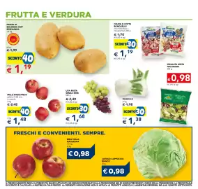Volantino Esselunga Pagina 16: Patate di Bologna DOP Esselunga €1,19, Mele Sweetango €1,48