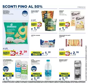 Volantino Esselunga Pagina 2: Mozzarella Fresca Granarolo €2,39, Certosa Galbani €1,39