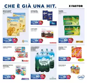 Volantino Esselunga Pagina 25: Biscotti Alveari Mulino Bianco €36,00, Kinder Sorpresa €36,00