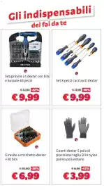 Volantino Bricocenter Pagina 15: Giravite a cricchetto dexter €6,99, Set giravite a t dexter con bits e bussole €9,99