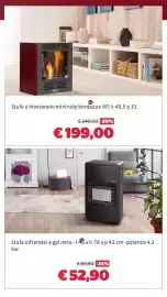 Volantino Bricocenter Pagina 2: Stufa infrarossi a gpl nera €52,90, Stufa a bioetanolo miniruby bordeaux €199,00