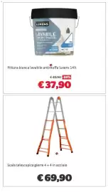 Volantino Bricocenter Pagina 20: Pittura bianca lavabile antimuffa luxens €37,90