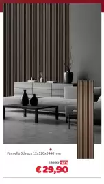 Volantino Bricocenter Pagina 28: Pannello 3d noce €29,90