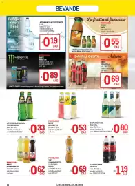 Volantino Metro Pagina 14: Bibite Schweppes €0,53, Thè San Benedetto Pesca €0,69