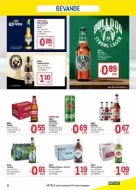 Volantino Metro Pagina 15: Birra Messina Cristalli di Sale €1,19, Birra Heineken Classica €0,69