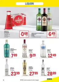 Volantino Metro Pagina 19: Liquore di sambuco St-Germain €27,99, Vodka Smirnoff €9,29