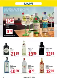 Volantino Metro Pagina 20: Gin n° ten tanqueray €19,99, Rum Pampero Blanco €8,79