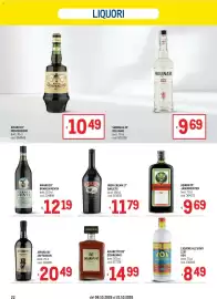 Volantino Metro Pagina 22: Irish Cream Baileys €11,79, Amaretto 28° Disaronno €14,99