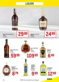 Volantino Metro Pagina 23: Limoncello di limoni di Sorrento IGP 30° Limoncetta €9,99, Rum 40° Centenario XO Zacapa €109,99
