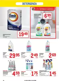 Volantino Metro Pagina 24: Candeggina classica Ace €2,49, Pulitori Quasar €1,75