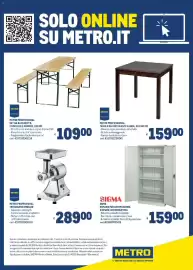 Volantino Metro Pagina 35: Metro Professional set da banchetto €109,00, Sigma armadio per archiviazione €159,00