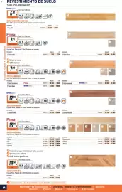 Catálogo Obramat Página 28: Suelo laminado €14,50, Finsa suelo laminado 1 roble malta €7,75