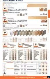 Catálogo Obramat Página 29: Perfil desnivel pvc adhesivo €6,60, Angulo pvc adhesivo €3,90