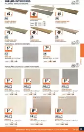 Catálogo Obramat Página 35: Calpe Sand €11,95, Peldaño evenwood miel €49,00
