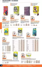 Catálogo Obramat Página 40: Weber cemento cola flex multi gel €12,60, Weber webercolor premium ocean €11,95