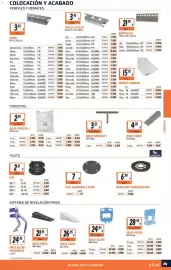 Catálogo Obramat Página 41: Bolsa crucetas €2,95, Mamperlán PVC 12 x 45 x 2.50 m. €21,95