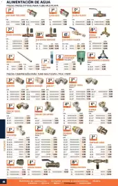 Catálogo Obramat Página 62: Entronque macho €2,35, Codo 90º con soporte €3,45