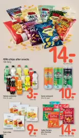 REMA 1000 tilbudsavis uge 42 Side 16: Easis chips €9,00, Taffel Corners eller Cornitas €14,00
