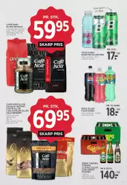 MENY tilbudsavis uge 41 Side 23: Pepsi eller Faxe Kondi €18,00, Grøn Tuborg Tuborg Classic eller Carlsberg Pilsner €140,00