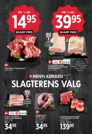 MENY tilbudsavis uge 41 Side 9: Mørbrad med bimørbrad €34,95, Tykstegsbøffer eller tykstegsmedaljoner €139,95